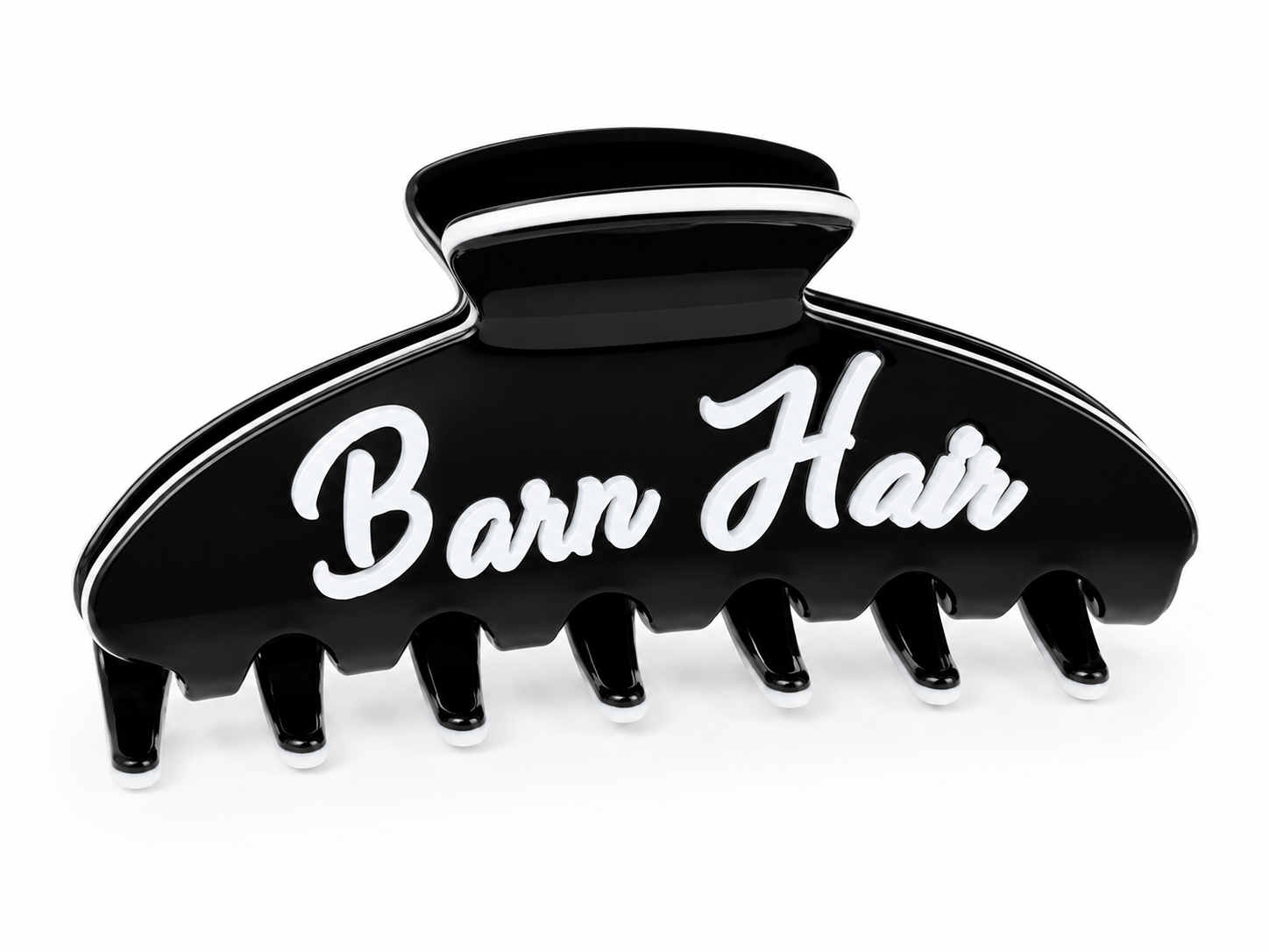 Signature Claw Clip, Black "Barn Hair"