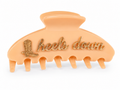 Signature Claw Clip, Beige "Heels Down"