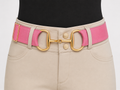 Signature Bit Belt - Wide Belt, Gold Buckle
