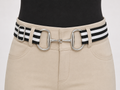 Signature Bit Belt - Wide Belt, Silver Buckle
