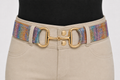 Signature Bit Belt - Thin Belt, Gold Buckle